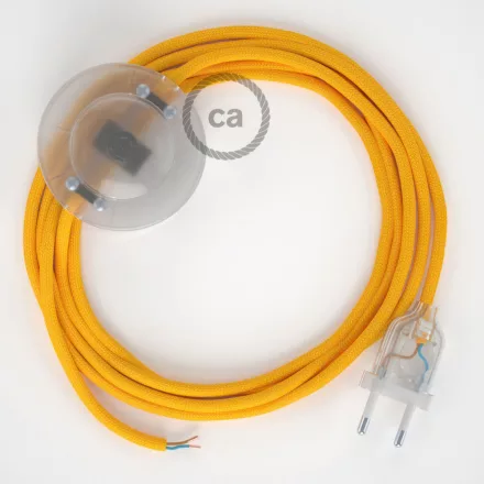 Creative Cables kapcsoló Bekötési talapzat, RM10 sárga műselyem 3 m. Válassza ki a CATPTO058