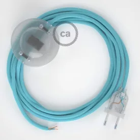  Creative Cables kapcsoló Bekötési talapzat, RM17 Baby Blue Rayon 3 m. Válassza ki CATPTO059