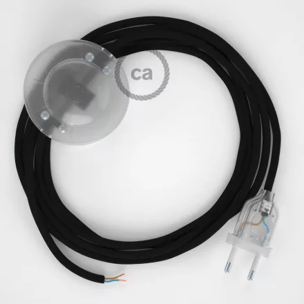 Creative Cables kapcsoló Bekötési talapzat, RM04 fekete műselyem 3 m. Válassza ki a CATPTO062