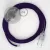 Creative Cables kapcsoló Bekötési talapzat, RM14 lila műselyem 3 m. Válassza ki a CATPTO063