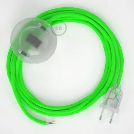   Creative Cables kapcsoló Bekötési talapzat, RF06 Neon Green Rayon 3 m. Válassza ki CATPTO067