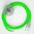 Creative Cables kapcsoló Bekötési talapzat, RF06 Neon Green Rayon 3 m. Válassza ki CATPTO067
