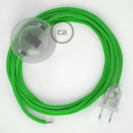 Creative Cables kapcsoló Bekötési talapzat, RM18 lime zöld rayon 3 m. Válassza ki CATPTO072