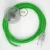 Creative Cables kapcsoló Bekötési talapzat, RM18 lime zöld rayon 3 m. Válassza ki CATPTO072