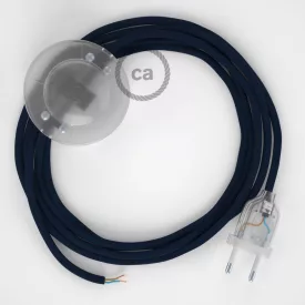   Creative Cables kapcsoló Bekötési talapzat, RM20 sötétkék műselyem 3 m. Válassza ki a CATPTO075