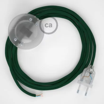 Creative Cables kapcsoló Bekötési talapzat, RM21 sötétzöld műselyem 3 m. Válassza ki a CATPTO076