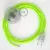 Creative Cables kapcsoló Bekötési talapzat, RF10 Neon Yellow Rayon 3 m. Válassza ki CATPTO079