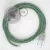 Creative Cables kapcsoló Bekötési talapzat, RZ06 Zöld ZigZag Rayon 3 m. Válassza ki CATPTO102