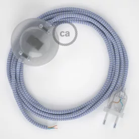   Creative Cables kapcsoló Bekötési talapzat, RZ07 Lila ZigZag Rayon 3 m. Válassza ki CATPTO104