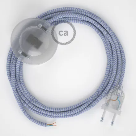 Creative Cables kapcsoló Bekötési talapzat, RZ07 Lila ZigZag Rayon 3 m. Válassza ki CATPTO104