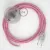 Creative Cables kapcsoló Bekötési talapzat, RZ08 Fukszia ZigZag Rayon 3 m. Válassza ki CATPTO106