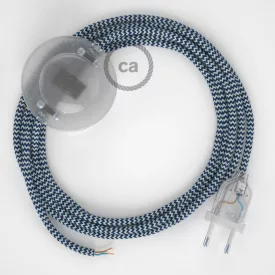   Creative Cables kapcsoló Bekötési talapzat, RZ12 Kék ZigZag Rayon 3 m. Válassza ki CATPTO110