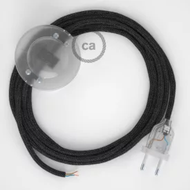   Creative Cables kapcsoló Bekötési talapzat, RN03 Antracit natúr vászon 3 m. Válassza ki CATPTO403