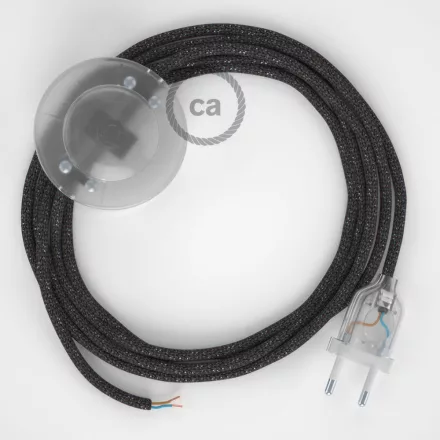 Creative Cables kapcsoló Bekötési talapzat, RL03 Csillogó szürke műselyem 3 m. Válassza ki CATPTO455