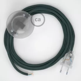   Creative Cables kapcsoló Bekötési talapzat, RC30 Kőszürke pamut 3 m. Válassza ki a CATPTORC30