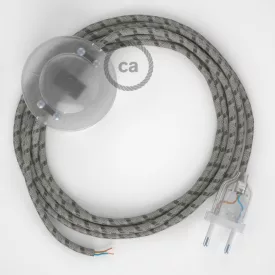   Creative Cables kapcsoló Bekötési talapzat, RD53 Bark Stripes pamut és natúr vászon 3 CATPTORD53