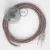 Creative Cables kapcsoló Bekötési talapzat, RD61 Ancient rózsaszín gyémánt pamut és natúr vászon CATPTORD61
