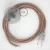 Creative Cables kapcsoló Bekötési talapzat, RD71 Ancient rózsaszín cikcakk pamut és natúr vászon CATPTORD71