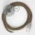 Creative Cables kapcsoló Bekötési talapzat, RS82 barna pamut és natúr vászon 3 m. CATPTORS82