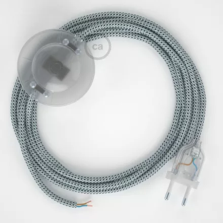 Creative Cables kapcsoló Bekötési talapzat, RT14 Stracciatella Rayon 3 m. Válassza ki a CATPTORT14