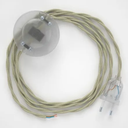 Creative Cables kapcsoló Bekötési talapzat, TC43 Dove pamut 3 m. Válassza ki a CATPTOTC43