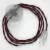 Creative Cables kapcsoló Bekötési talapzat, TM19 bordó műselyem 3 m. Válassza ki a CATPTOTM19