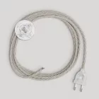 Creative Cables lámpakábel Kábelezés fehér fonott kábellel 3 m CATPTOTN01