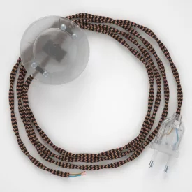   Creative Cables kapcsoló Bekötési talapzat, TZ22 fekete és Whiskey Rayon 3 m. Válassza CATPTOTZ22