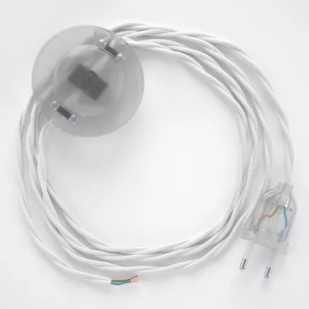 Creative Cables kapcsoló Bekötési talapzat, TM01 fehér műselyem 3 m. Válassza ki a CATPTR006
