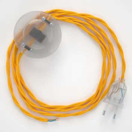 Creative Cables kapcsoló Bekötési talapzat, TM10 sárga műselyem 3 m. Válassza ki a CATPTR011