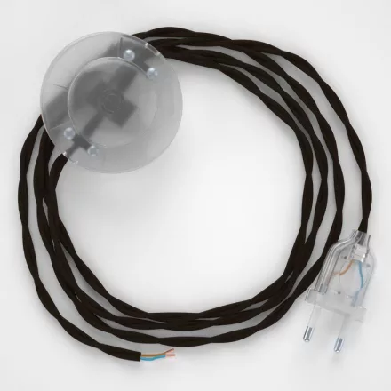 Creative Cables kapcsoló Bekötési talapzat, TM13 barna műselyem 3 m. Válassza ki a CATPTRARG