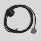 Creative Cables lámpakábel Kábelezés fekete fonott kábellel 3 m CINPTC04