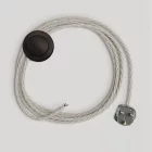 Creative Cables lámpakábel Kábelezés fehér fonott kábellel 3 m CINPTN01