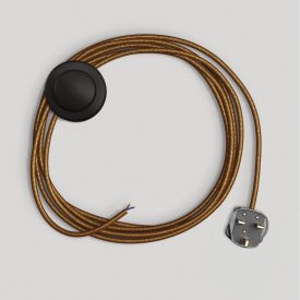   Creative Cables lámpakábel Lámpa vezetéke csiszolt és csillogó rézkábellel, 3 m CINPTO454