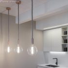 2XL elektromos kábel, elektromos kábel 3x0,75. Természetes vászon szövet borítás. Átmérő 24mm.