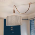 3XL elektromos kábel, elektromos kábel 3x0,75. Durva juta szövetborítás. Átmérője 30mm.