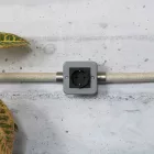 Creative Cables design lámpa Fémbevonatú doboz Schuko aljzattal Creative-Tube-hoz CTBOX-GER ezüst