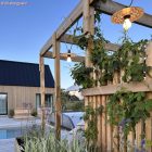 Creative Cables fali lámpa Mini Ellepì „Maioliche” lapos lámpaernyő, ideális függesztett és fali lámpákhoz DD24MA01 kék