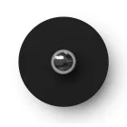 Creative Cables fali lámpa Mini Ellepì „Solid Color” lapos lámpaernyő, ideális függesztett, fali lámpákhoz DD24NER matt fekete
