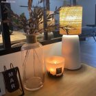 Creative Cables lámpatest Kerámia lámpaernyő Bottle, Materia kollekció EKBOBIAN fehér