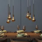 Creative Cables függeszték Fém hosszabbító cső függesztett vagy asztali lámpákhoz EXT25TIS