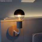 Creative Cables design lámpa 14 cm-es hajlított fém hosszabbító cső EXTELLE15VB