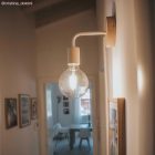 Creative Cables design lámpa 14 cm-es hajlított fém hosszabbító cső EXTELLE15VB