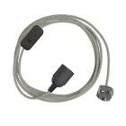 Creative Cables textil lámpakábel SnakeBis Zig-Zag FIN142INPNLI18RD74