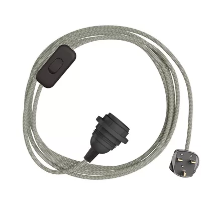 Creative Cables lámpatest SnakeBis Zig-Zag lámpaernyőhöz FIN142INPNTF30RD74