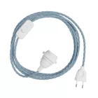 Creative Cables lámpatest SnakeBis Twisted lámpaernyőhöz FIN142PBTF18TC53