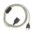 Creative Cables textil lámpakábel SnakeBis Zig-Zag FIN142PNLI18RD72