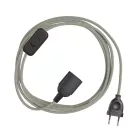 Creative Cables textil lámpakábel SnakeBis Zig-Zag FIN142PNLI18RD74
