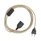 Creative Cables textil lámpakábel SnakeBis FIN142PNLI18RN06