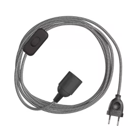   Creative Cables textil lámpakábel SnakeBis Zig-Zag FIN142PNLI18RZ04